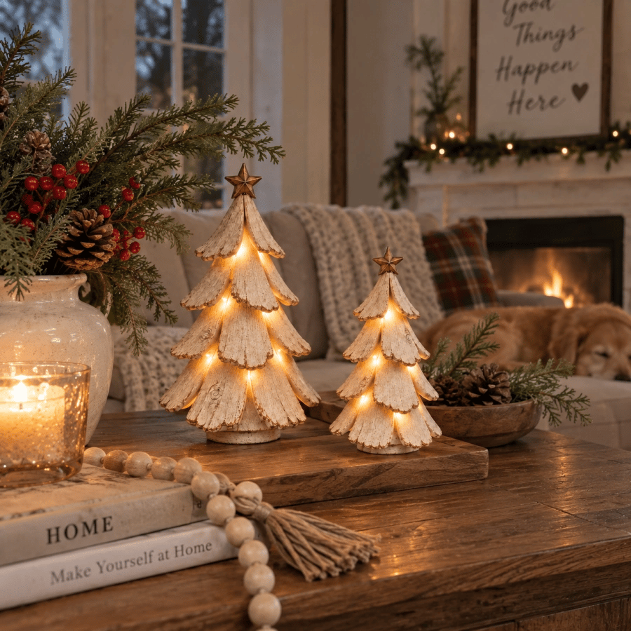 🎄✨ Albero di Natale vintage a LED – Dai vita alla nostalgia!