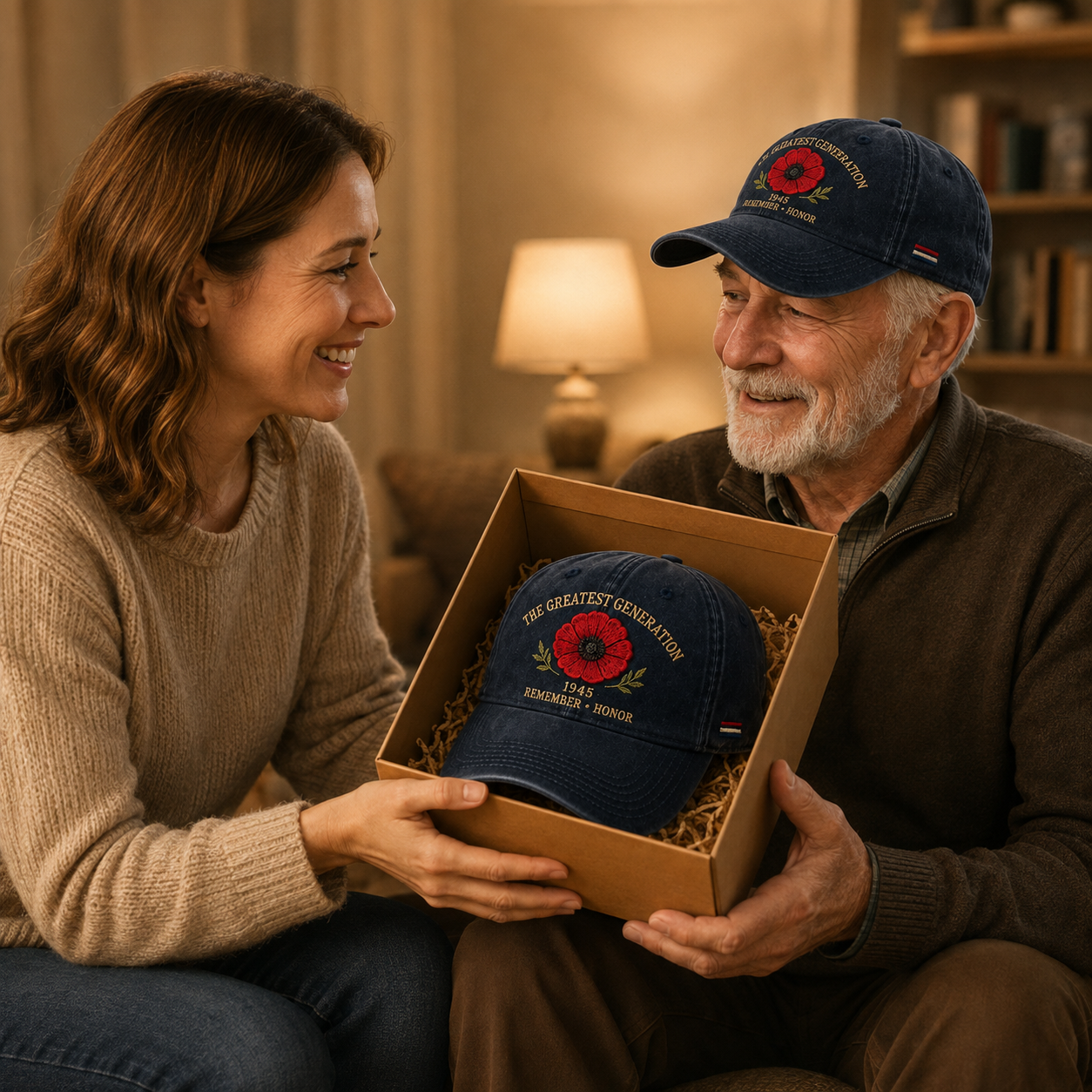 🎖️🌺 L'eredità di una generazione — Cappellino con papavero commemorativo del 194