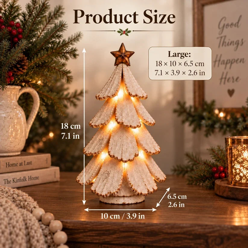 🎄✨ Albero di Natale vintage a LED – Dai vita alla nostalgia!