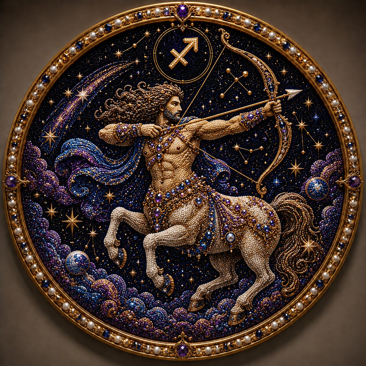 🔥 Kit per la creazione di opere d'arte con perline dei 12 segni zodiacali ♈🌙