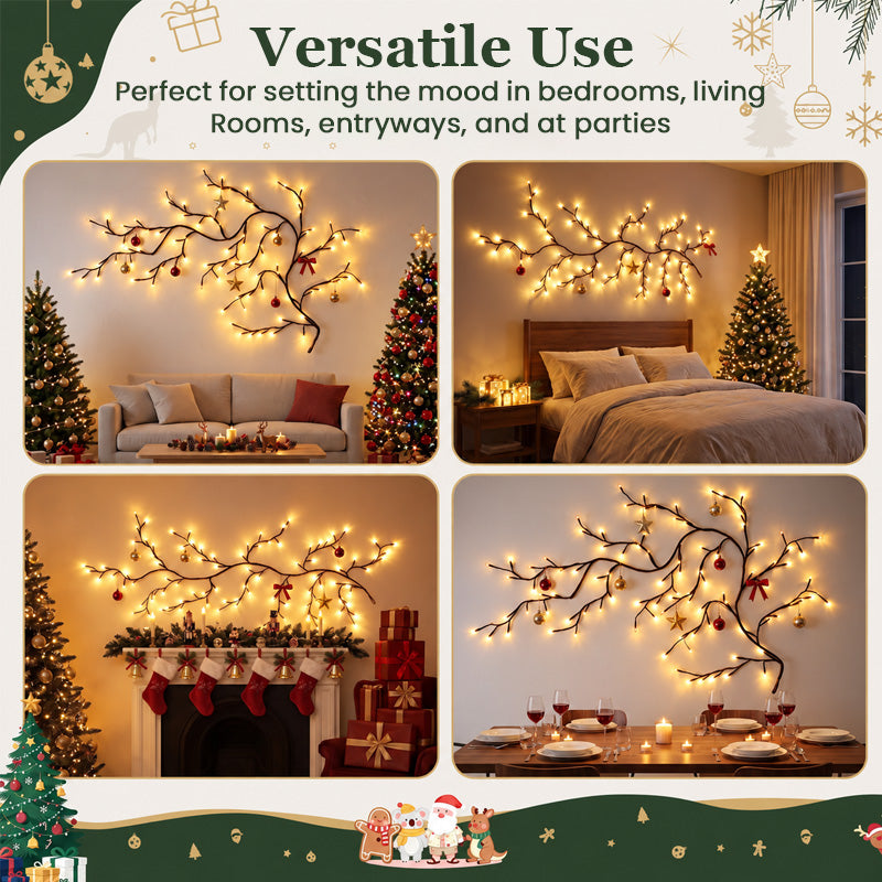 🌟🎅 Ramo LED flessibile – Caldo e festos