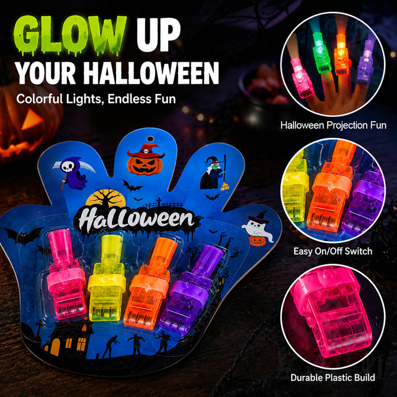 🎃 Luci proiettabili per le dita di Halloween – Divertimento da brivido a portata di man