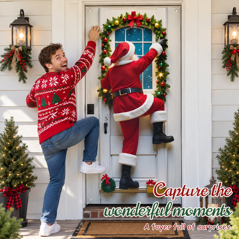 Nuovo copriporta natalizio – Decorazione festiva per le feste e tenda per la porta