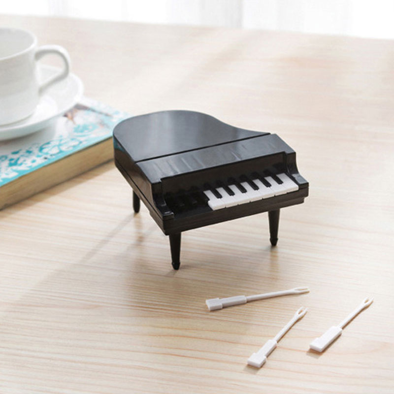 Design innovativo - Forchetta da frutta - Oggetto decorativo a forma di pianofort