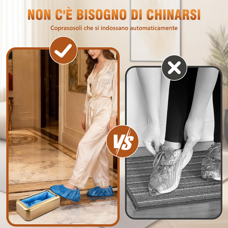 Distributore Automatico di Copriscarpe Monouso: Igiene e Comodità per la Tua Casa o Ufficio