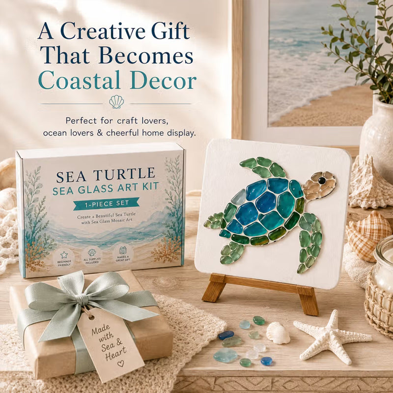🌊✨ Kit artistico fai-da-te a tema oceano: crea uno splendido capolavoro a mosaico
