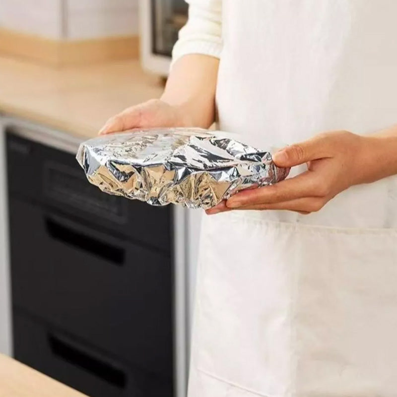 🏠🔥 Mantieni il cibo caldo e fresco con il nostro foglio di alluminio! 🔥