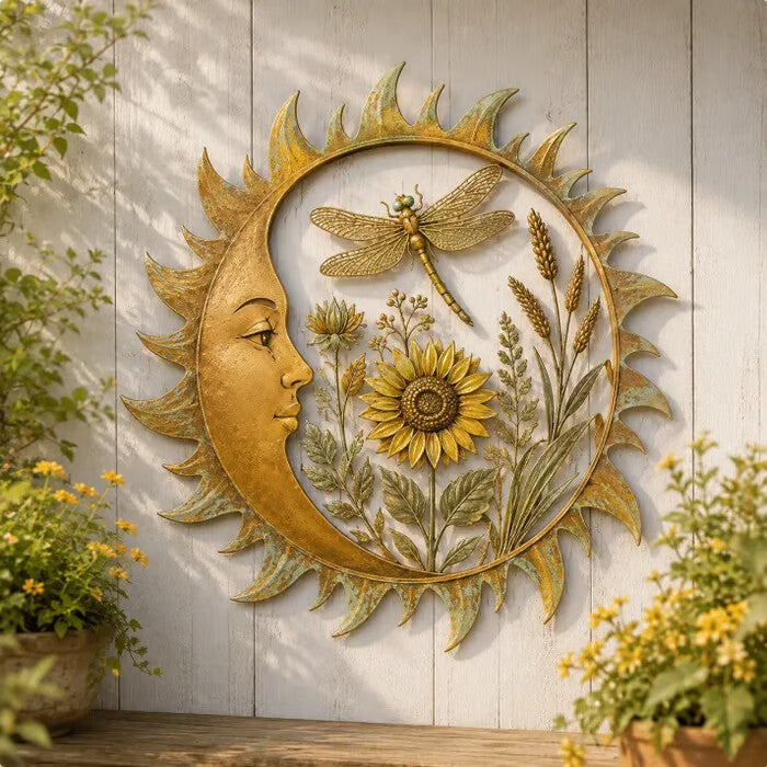 🌞 Collezione di decorazioni da parete “Vintage Sun Garden