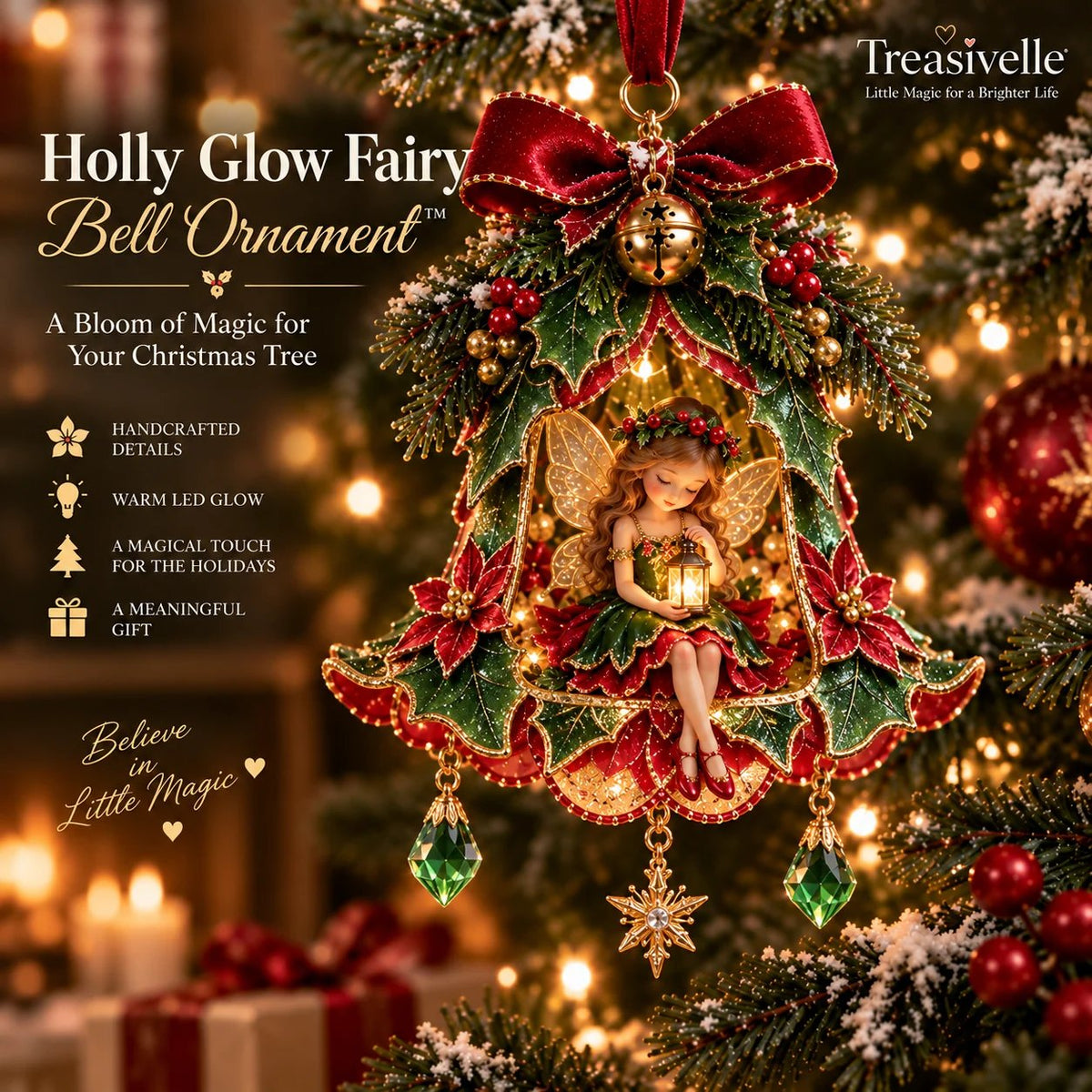 🧚‍♀️✨ Addobbo natalizio “Enchanted Fairy Bell”™