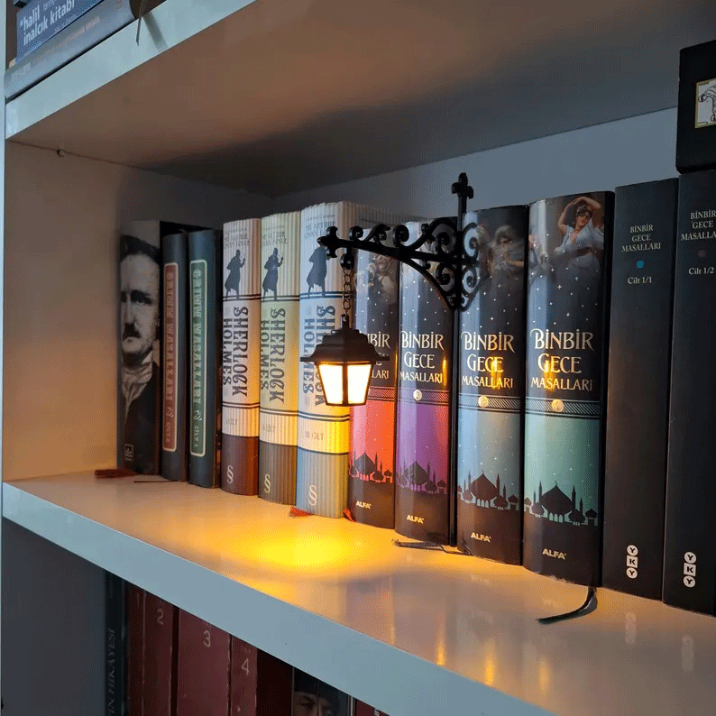 Lanterna da biblioteca - Illuminazione decorativa per libreri