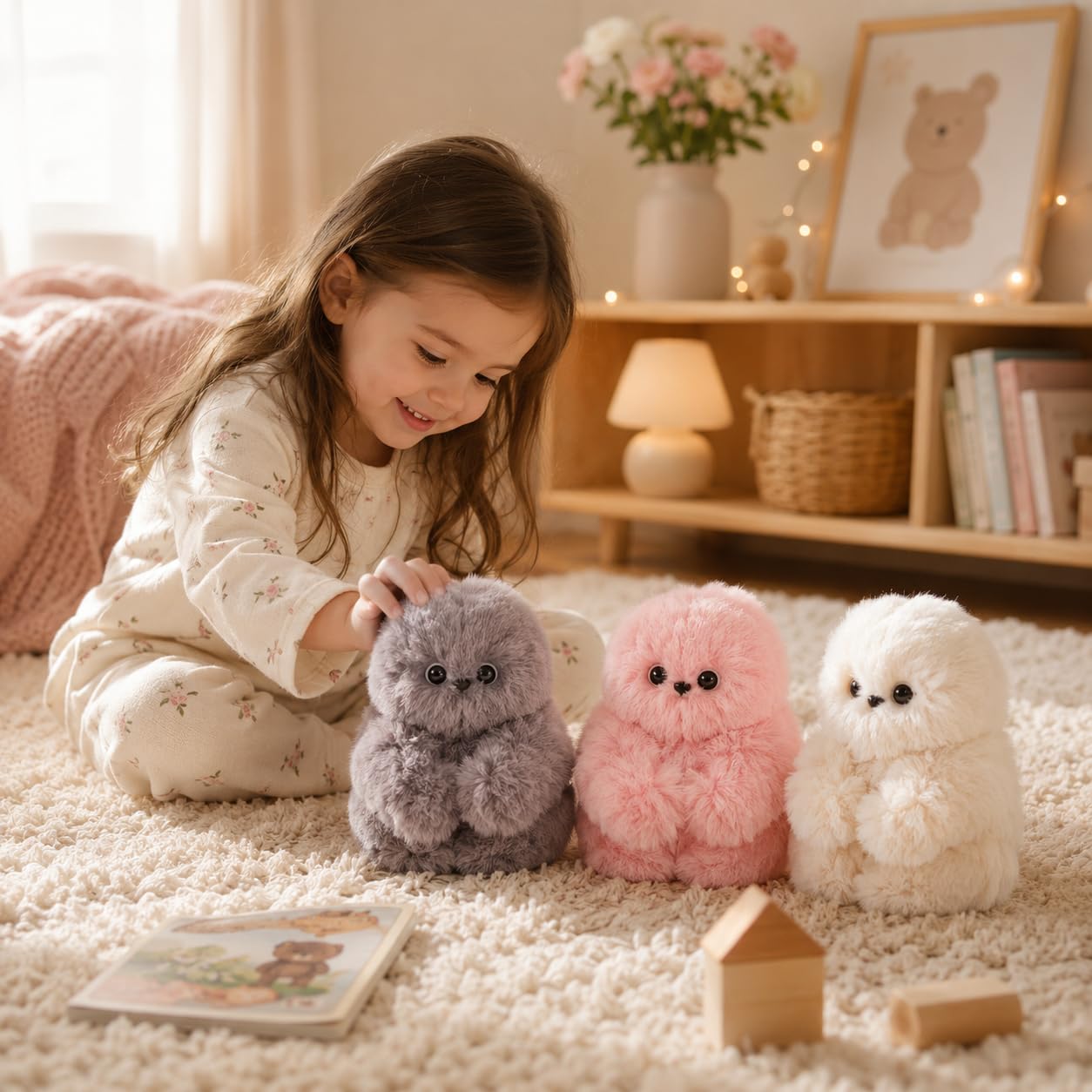 ✨Simpatico robot di compagnia emotivo e timido con intelligenza artificiale, peluche da borsa a forma di bambola👜 - Sa cantare, girare la testa e imparare a parlare🤖