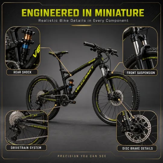 🎉🔥 SCONTO DEL 50% - 🚲Kit di montaggio fai da te per mountain bike – Costruisci, esponi e colleziona