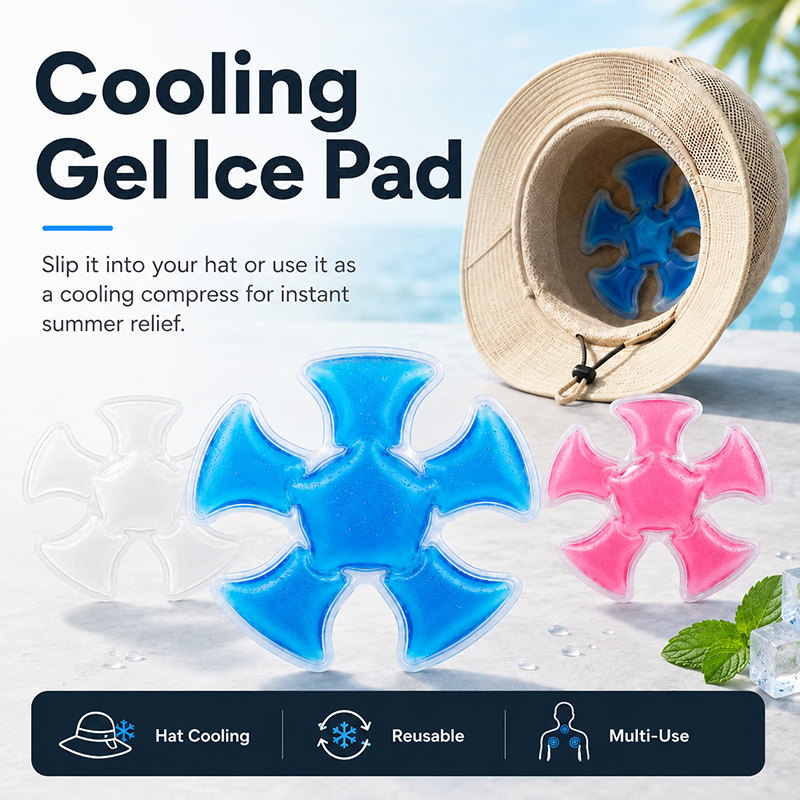 ❄️ Inserto rinfrescante in gel da indossare – Comfort nel cappello e per tutto il corpo 🧢💙