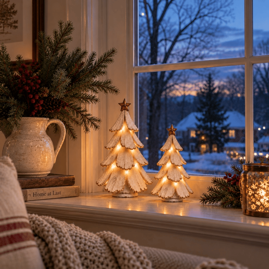🎄✨ Albero di Natale vintage a LED – Dai vita alla nostalgia!