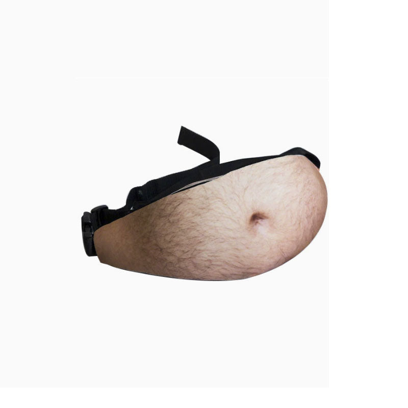 Borsa a tracolla divertente – Borsa a tracolla stravagante con pancia grande realistic