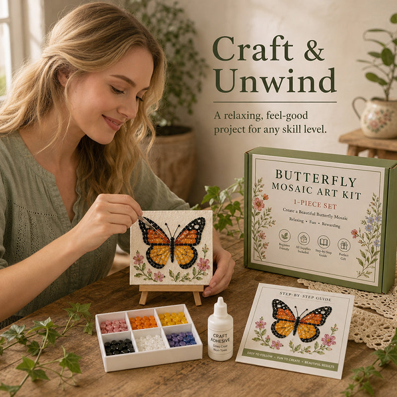 🌻🏡 Kit fai da te per mosaico da giardino in stile cottage: crea il tuo capolavoro