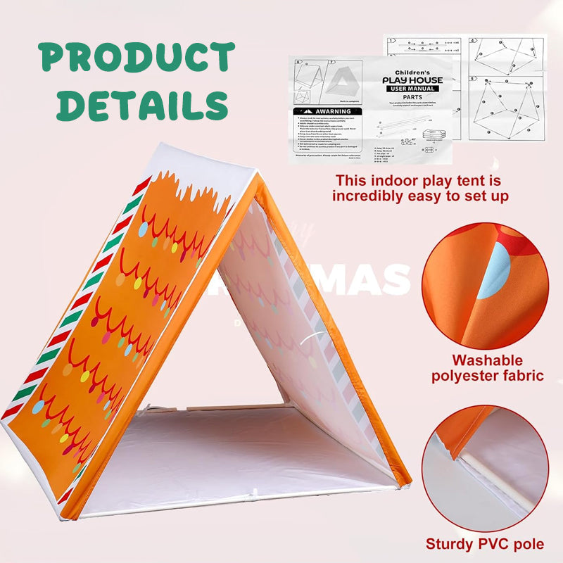 ✨ Tenda di Natale di pan di zenzero - Dove i sogni delle vacanze trovano casa 🍪🎄