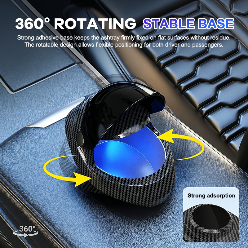 🔧 Portasigarette per auto in stile casco da moto