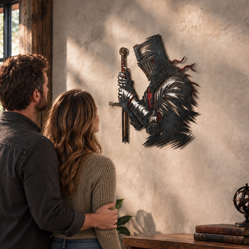 ⚔️Decorazione da parete “Cavaliere medievale” – Il cavaliere guardian