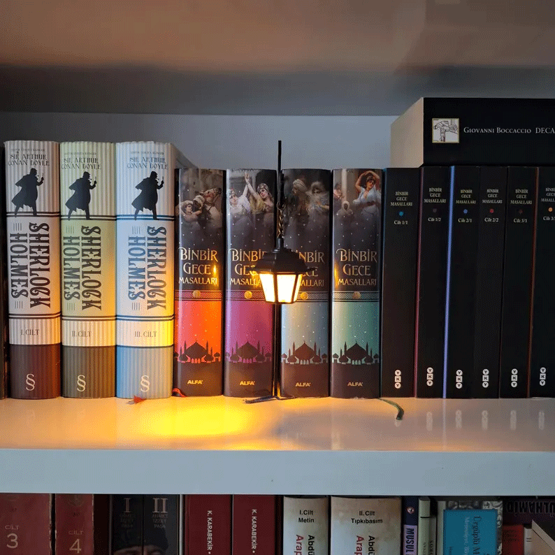 Lanterna da biblioteca - Illuminazione decorativa per libreri
