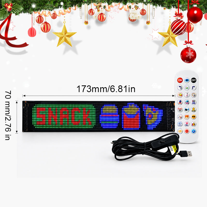 Display LED pixel natalizio intelligente controllato tramite ap
