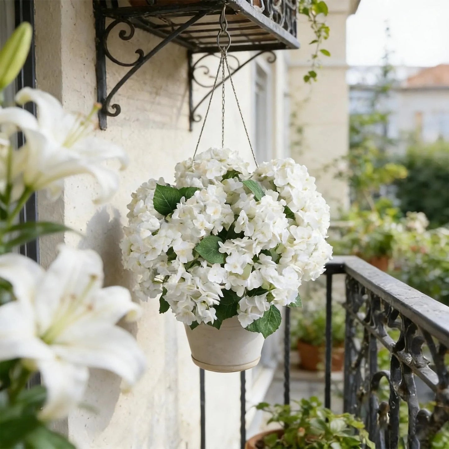 🌼Ortensie artificiali per esterni – resistenti ai raggi UV, impermeabili e resistenti al vento💐