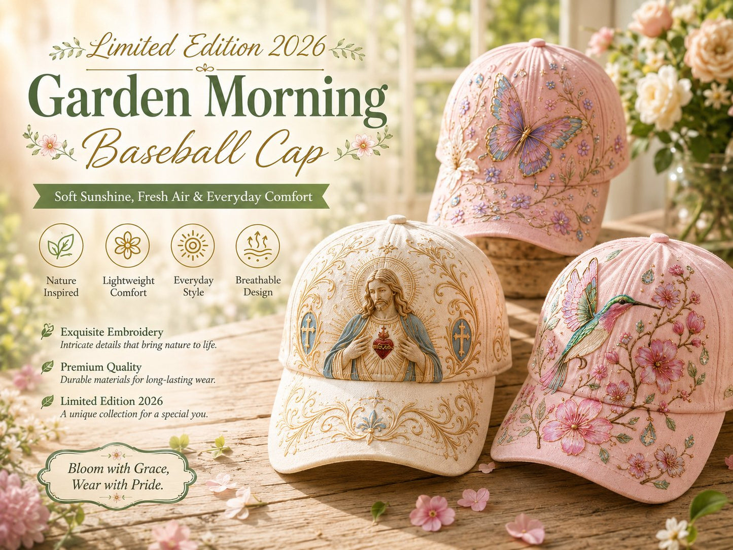 🔥Ultimo giorno – 50% di sconto 🌸🌿 Cappellino da giardin