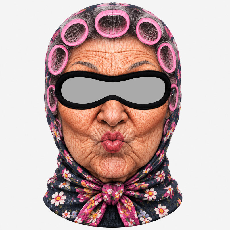 Divertente passamontagna da nonna per feste e regali scherzos