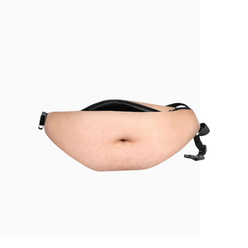 Borsa a tracolla divertente – Borsa a tracolla stravagante con pancia grande realistic