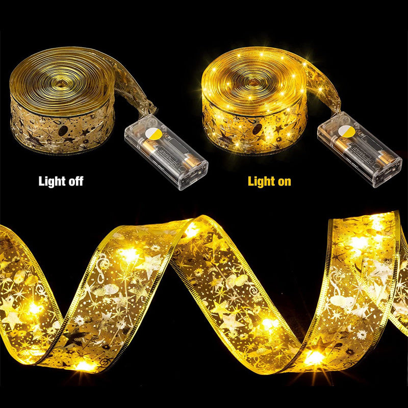 Luci natalizie a LED a nastr