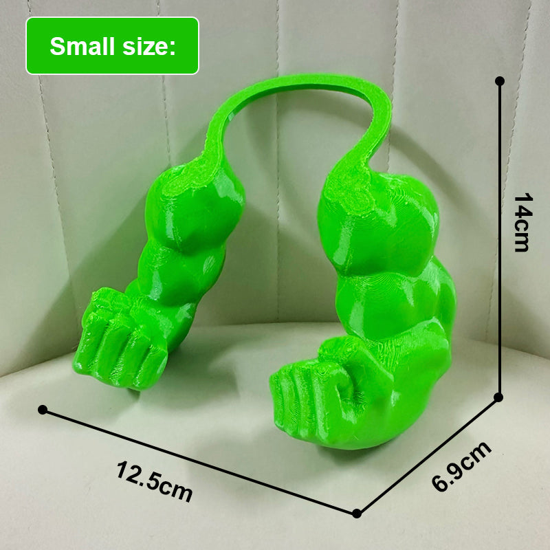 Accessorio parodistico stampato in 3D per animali domestici: braccio di Hulk con collare a girocollo