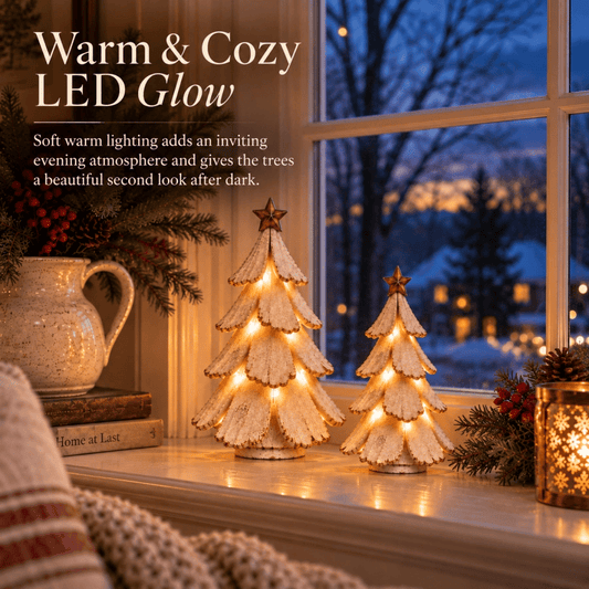 🎄✨ Albero di Natale vintage a LED – Dai vita alla nostalgia!