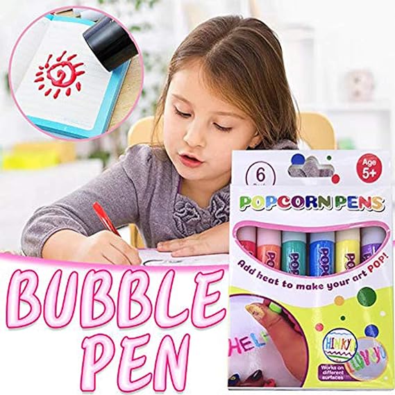🎁🔮Magic Pen – Disegna in 3D con un solo tratto!🎄 Penne fai da te per disegnare popcorn a bolle e offerta “Compra 2, prendi 1 gratis”