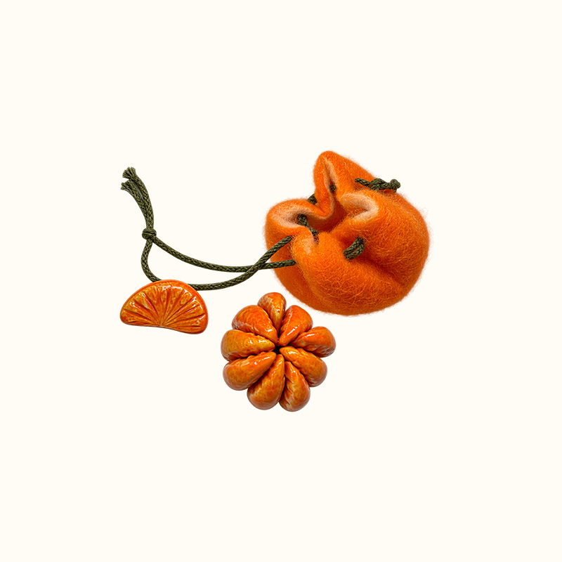 Giocattolo da stringere in feltro a forma di frutto | Giocattolo tattile portatile antistres