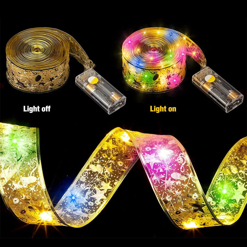 Luci natalizie a LED a nastr