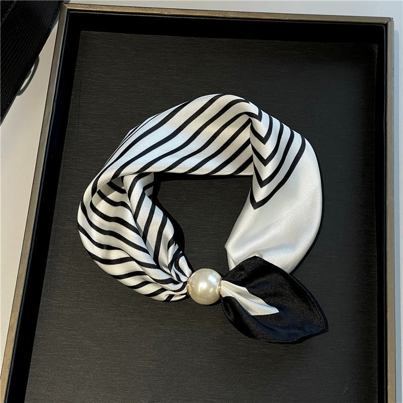 🤍 Collana con sciarpa di perle e chiusura magnetica - Chiusura magnetica, stile istantaneo in pochi secondi! ✨📦