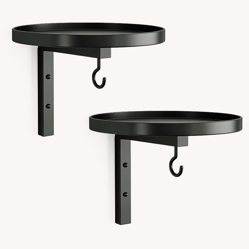 Vasca da Bagno & Mangiatoia per Uccelli da Parete con Gancio, Decorazione Giardino Esterno, Facile Installazione