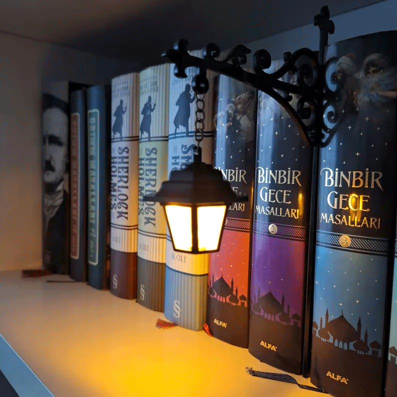 Lanterna da biblioteca - Illuminazione decorativa per libreri
