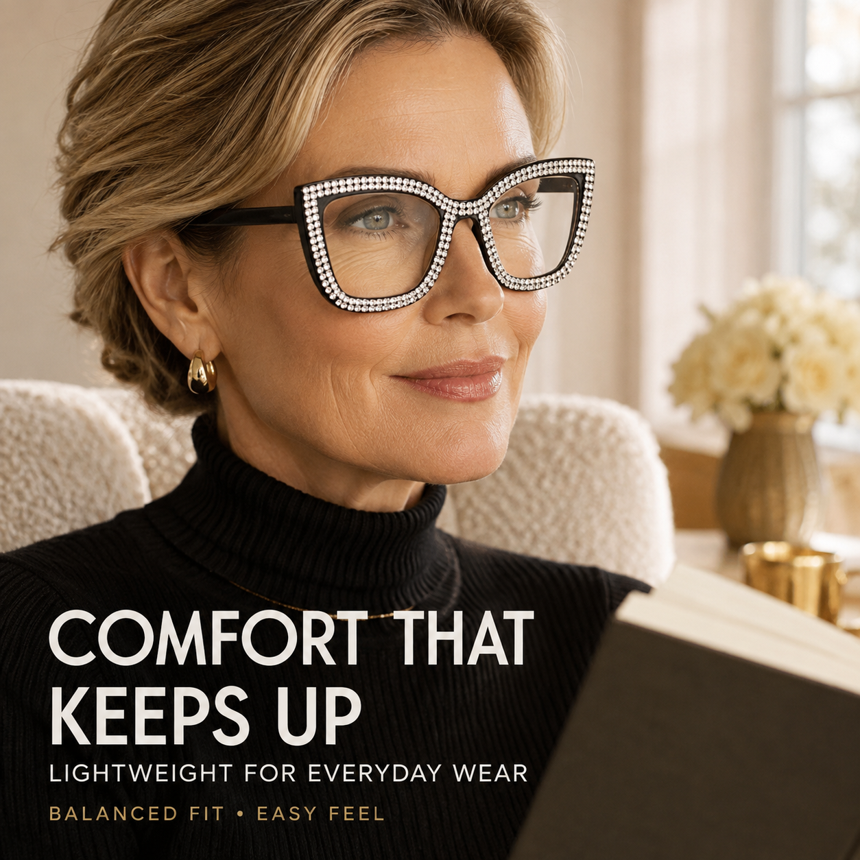 Occhiali da lettura Cat Eye con protezione dalla luce bl