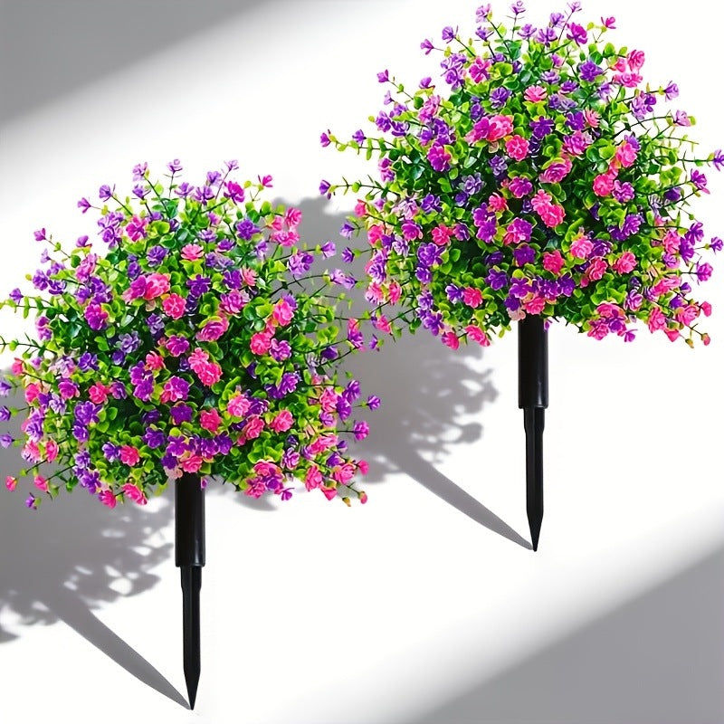 🌸Alberi artificiali in vaso con picchetti di fissaggio