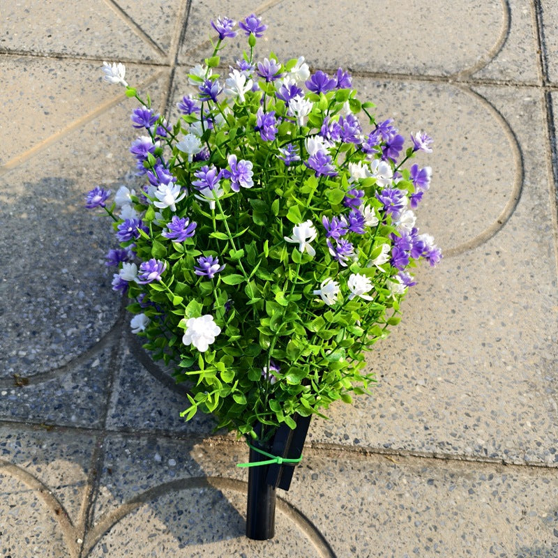 🌸Alberi artificiali in vaso con picchetti di fissaggio