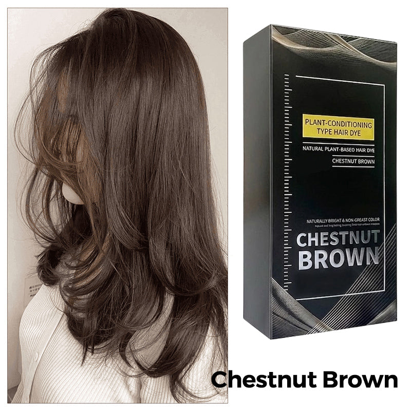 ✨ SCONTO DEL 50% A TEMPO LIMITATO! 🌿 Tinta per capelli a base vegetale da applicare con il pettine – Facile da usare, copre i capelli bianchi, formula nutriente