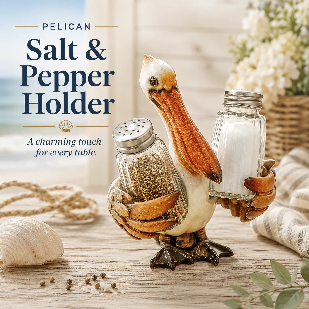 🐬Set di saliere e pepiere a forma di animali costier