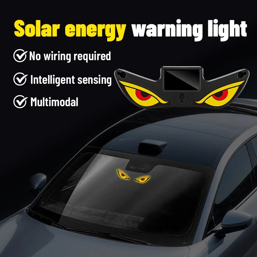 🔥Ultimo giorno: 49% di sconto - Luce LED per finestrini auto "Solar Demon Eye