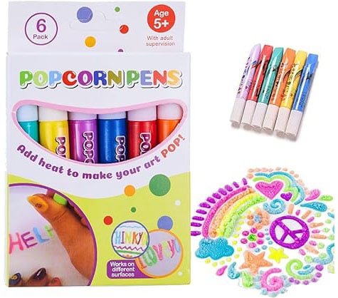 🎁🔮Magic Pen – Disegna in 3D con un solo tratto!🎄 Penne fai da te per disegnare popcorn a bolle e offerta “Compra 2, prendi 1 gratis”