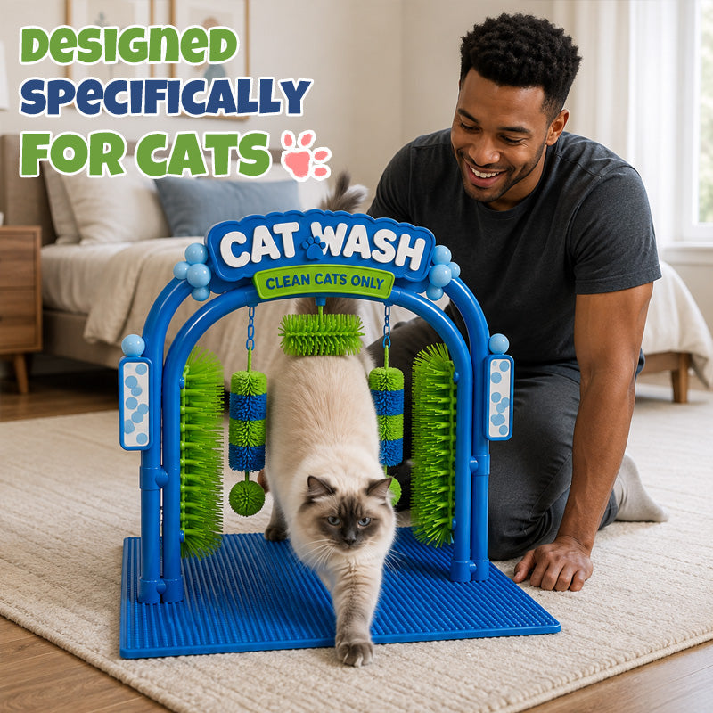 Stazione di toelettatura Cat Wash | Dispositivo di toelettatura autonoma per gatti
