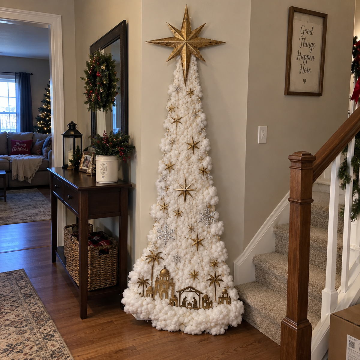 ✨Applique “Christmas Magic Trail” – Un po’ di magia natalizia direttamente sulla tua parete