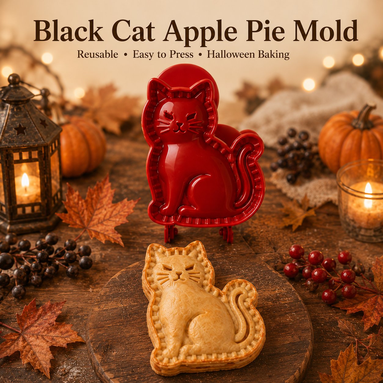 🎃 Set di 8 stampini per mini tortine di Halloween