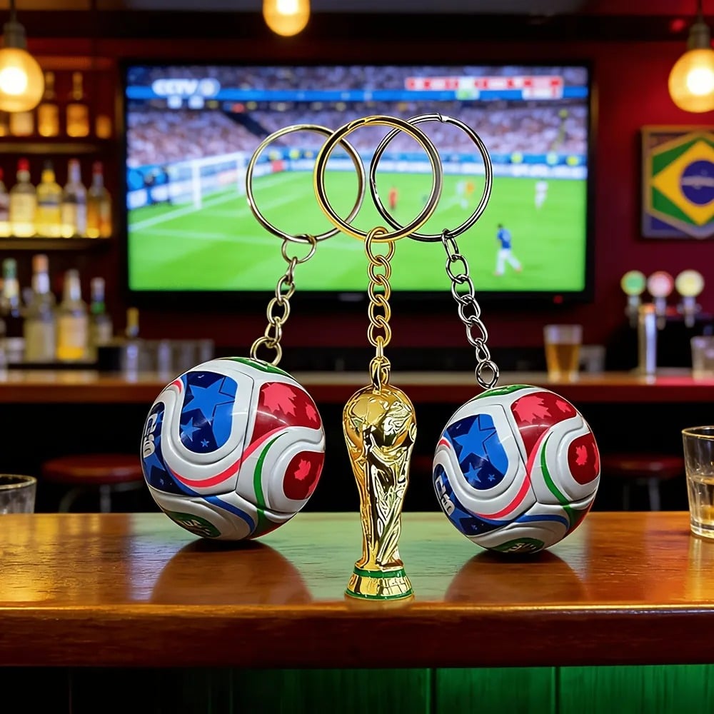 Portachiavi dei Mondiali FIFA 2026 USA-MEX-CAN: porta con te lo spirito del gioco ovunque