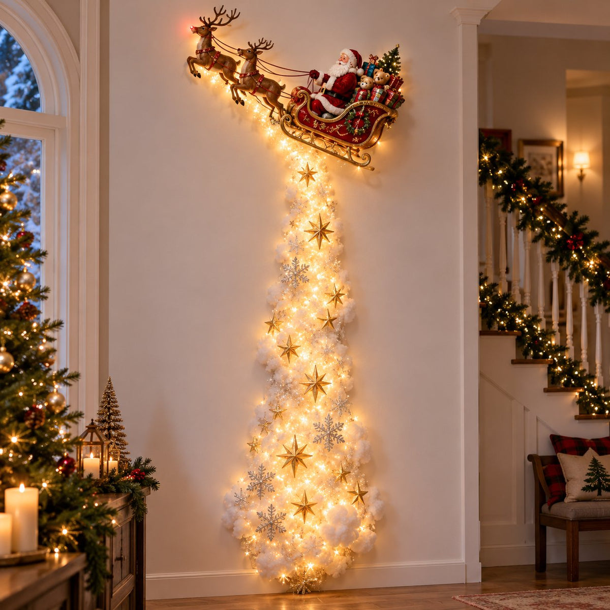 ✨Applique “Christmas Magic Trail” – Un po’ di magia natalizia direttamente sulla tua parete